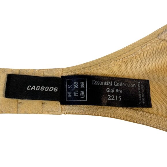 Le Mystere 36B Gigi Bra Beige Full Coverage Pushup Underwire Smooth T-Shirt Bra - Picture 4 of 7